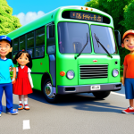 Tayo and Friends**

"A group of friendly, fully clothed cartoon buses (Tayo, Rogi, Lani, and Gani) smiling and posing together in a bright, cheerful city park. Safe for work, appropriate content, professional illustration, perfect anatomy, natural proportions, vibrant colors, family-friendly."

**